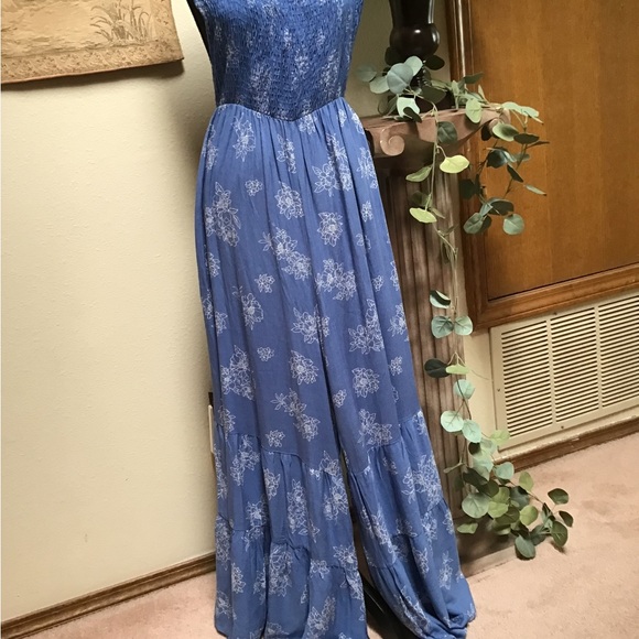 Ces Femme Navy Textured Jumpsuit - Picture 6 of 9